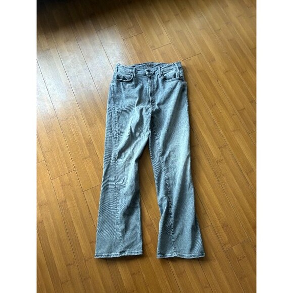 Mother Jeans BARELY THERE THE HUSTLER ANKLE Gray Cropped Jeans 30 - Picture 1 of 7